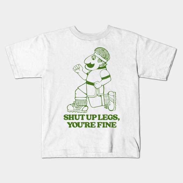 Shut Up Legs / Retro Style Design Kids T-Shirt by DankFutura